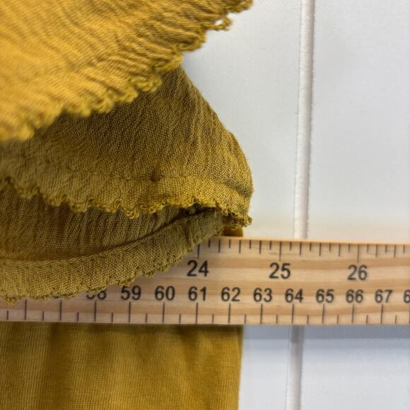 J. Jill Womens Boho Floral Embroidered Prairie V-Neck Top Size 2X Cottage Casual - Picture 4 of 7